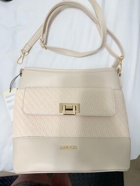 Women's Cream Crossbody Shoulder Bag